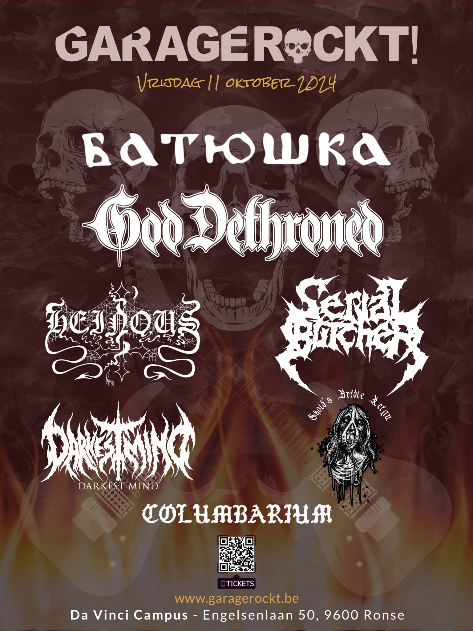 Poster voor Metal Day op Vrijdag 11 oktober 2024
