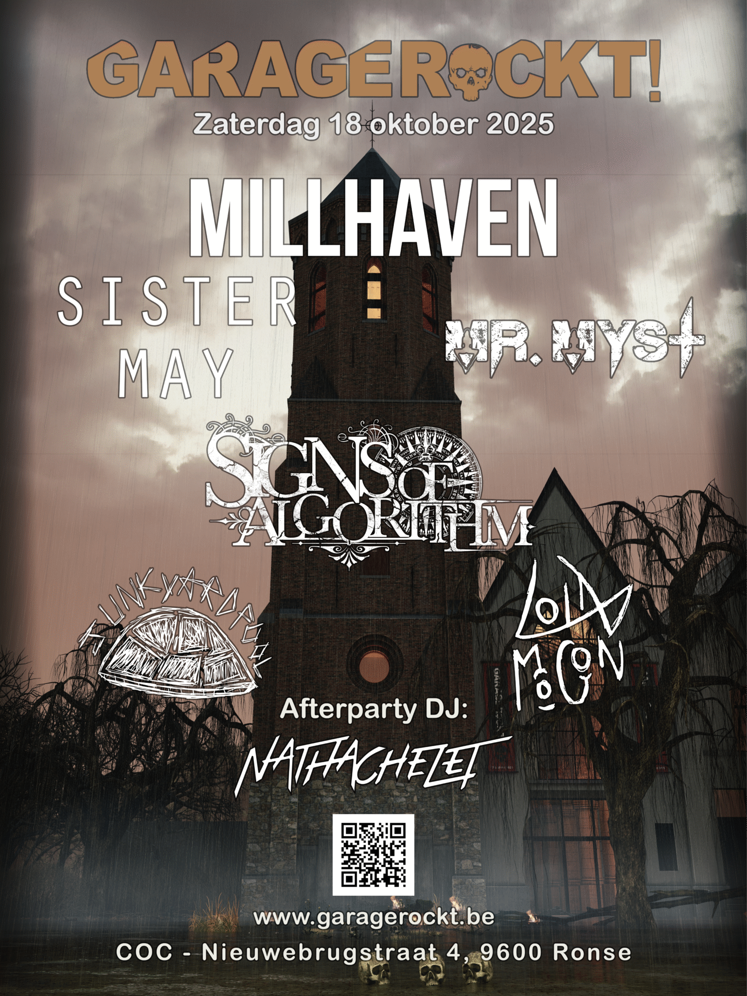 Poster voor GarageRockt! 2025 op Zaterdag 18 oktober 2025